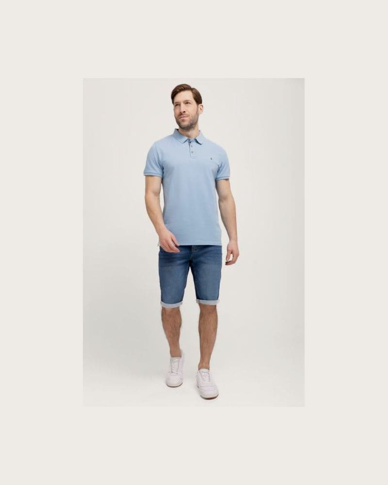 Pánske riflové kraťasy VOLCANO MEXT-600-NAVY – fotka 3