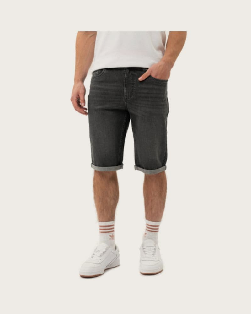 Pánske riflové kraťasy VOLCANO MIST-701-GRAPHITE