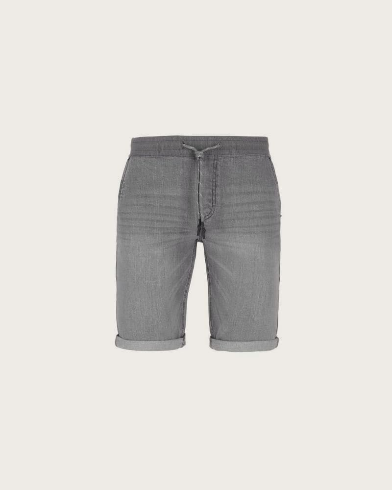 Pánske riflové kraťasy VOLCANO CARST-702-GREY – fotka 4