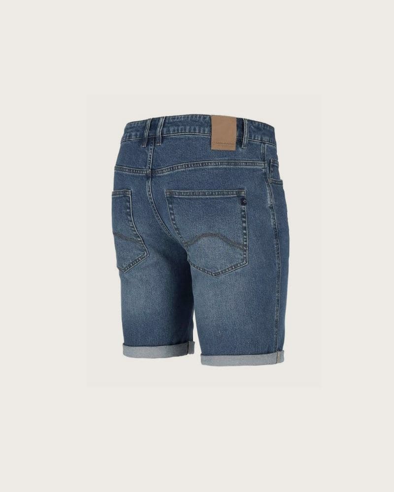 Pánske riflové kraťasy VOLCANO MEAR-600-NAVY – fotka 5