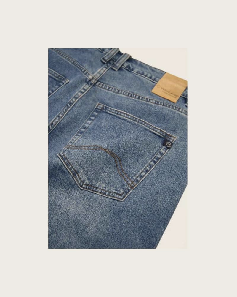 Pánske riflové kraťasy VOLCANO MEAR-600-NAVY – fotka 6