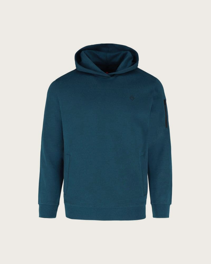 Pánska mikina s kapucňou VOLCANO FEEL-601-BLUE – fotka 5