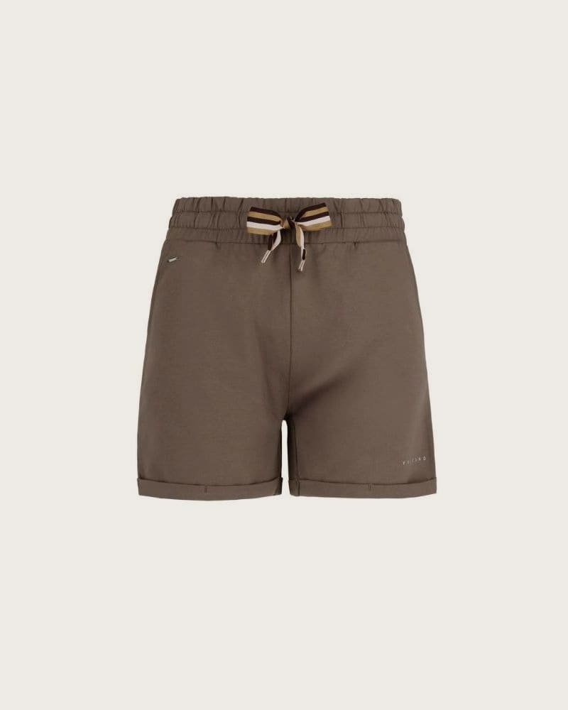 Dámske teplákové kraťasy VOLCANO HOLLY-500-BROWN – fotka 5