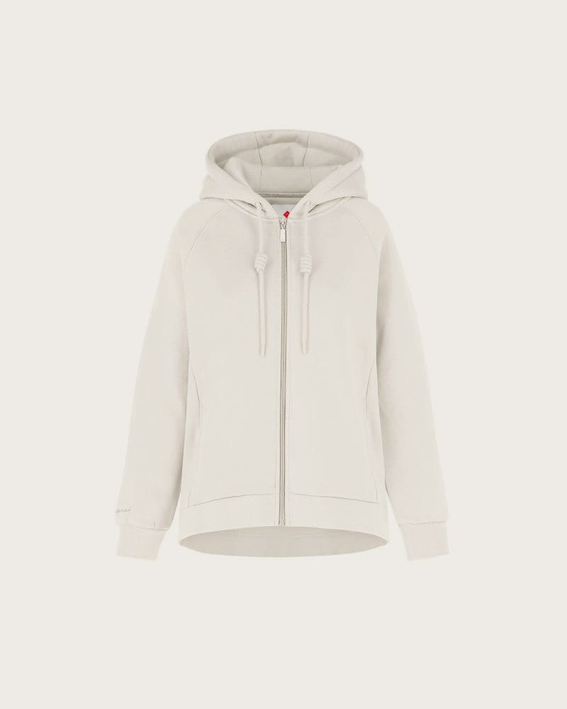 Dámska zateplená mikina so zipsom VOLCANO TIFFI-101-CREAM – fotka 6