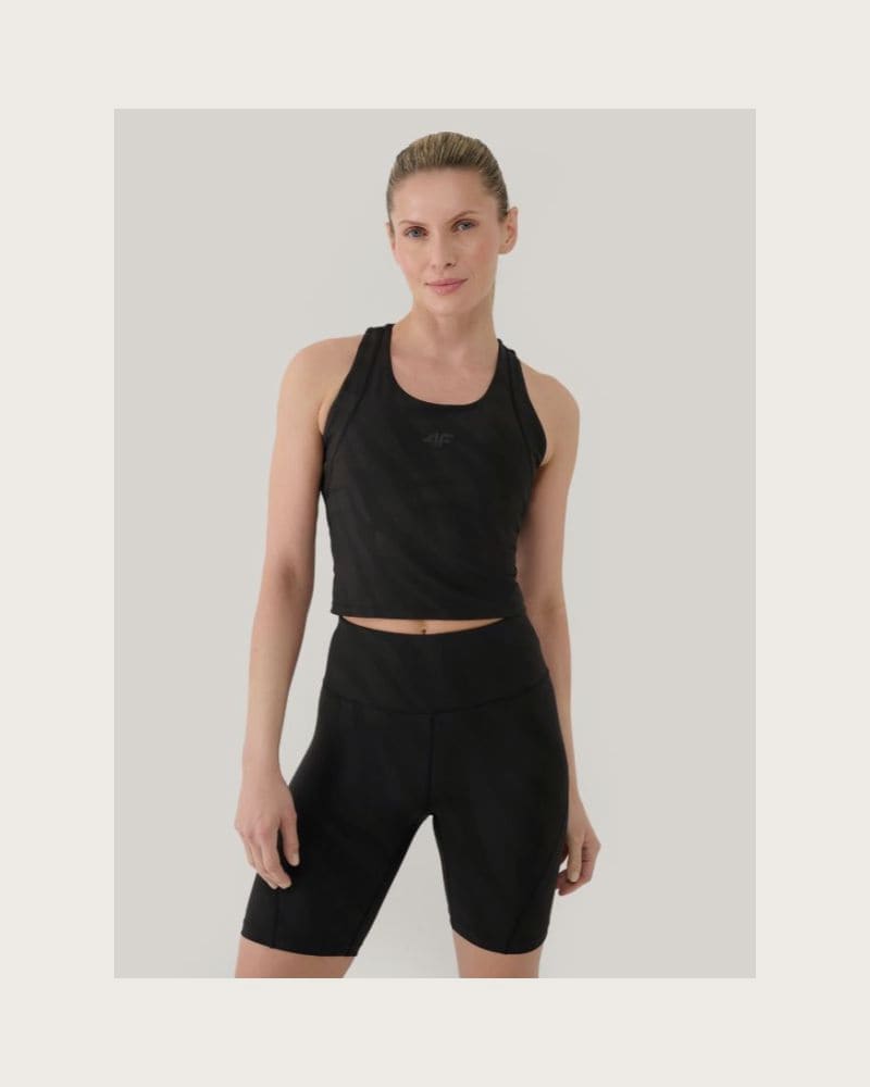 Dámske tréningové kraťasy 4F SHORT TIGHTS FNK F016-20S-DEEP BLACK – fotka 2