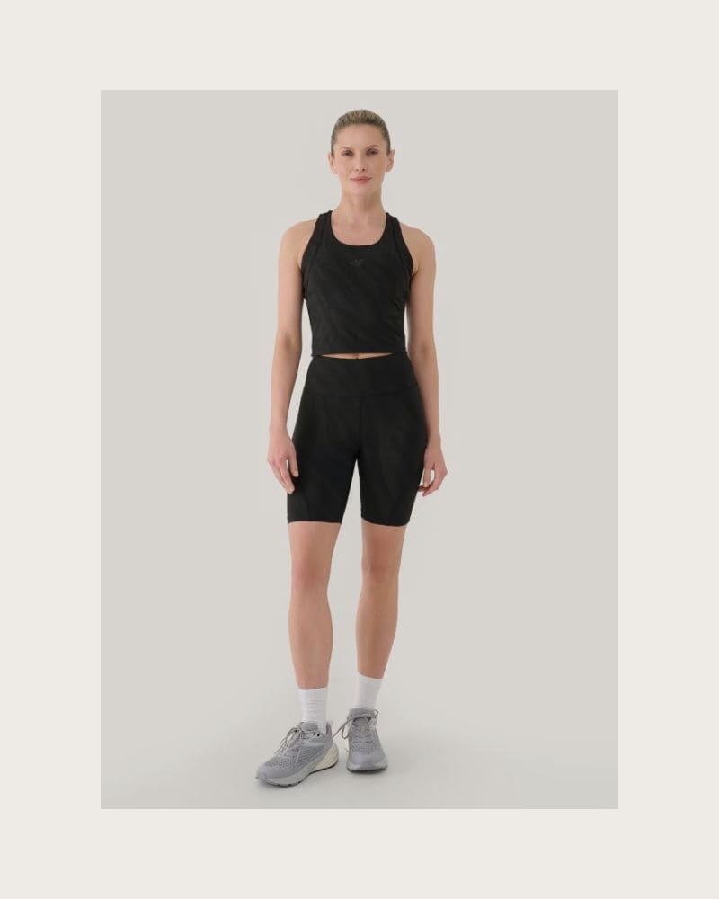 Dámske tréningové kraťasy 4F SHORT TIGHTS FNK F016-20S-DEEP BLACK – fotka 3