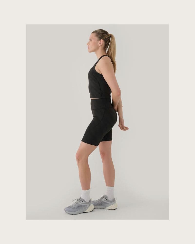 Dámske tréningové kraťasy 4F SHORT TIGHTS FNK F016-20S-DEEP BLACK – fotka 4