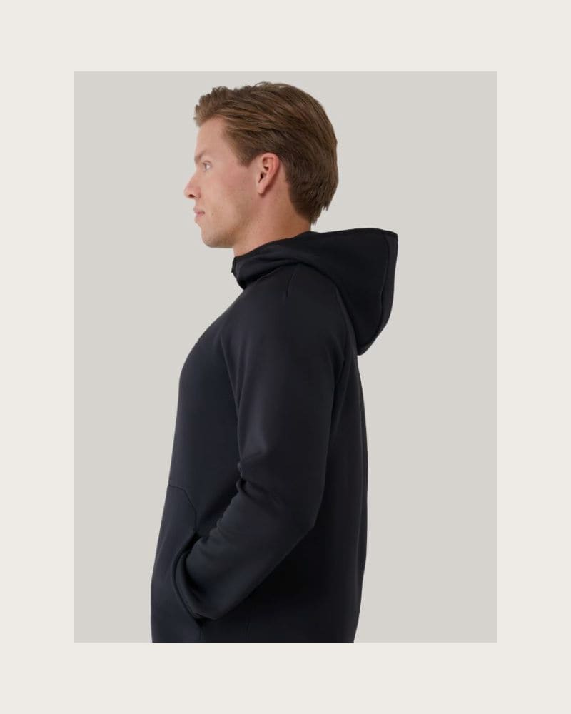 Pánska mikina s kapucňou 4F SWEATSHIRT FNK M457-20S-DEEP BLACK – fotka 3