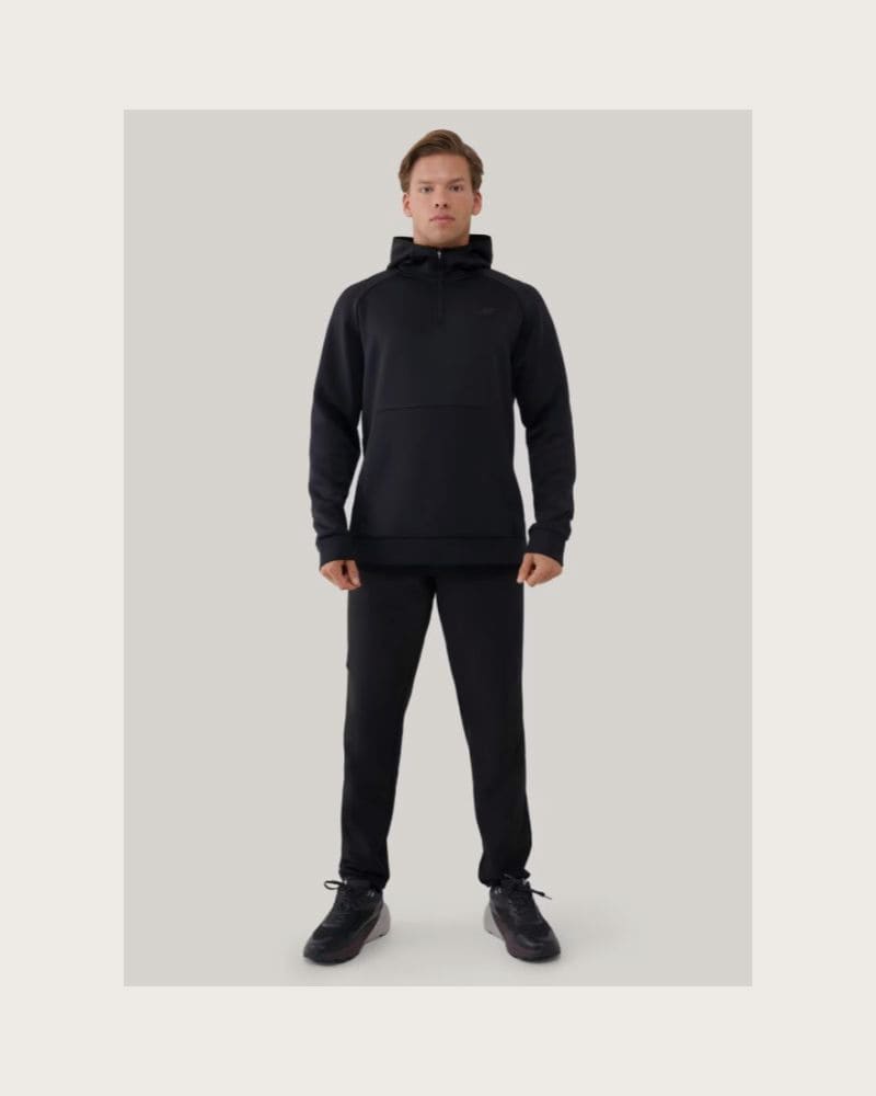 Pánska mikina s kapucňou 4F SWEATSHIRT FNK M457-20S-DEEP BLACK – fotka 5