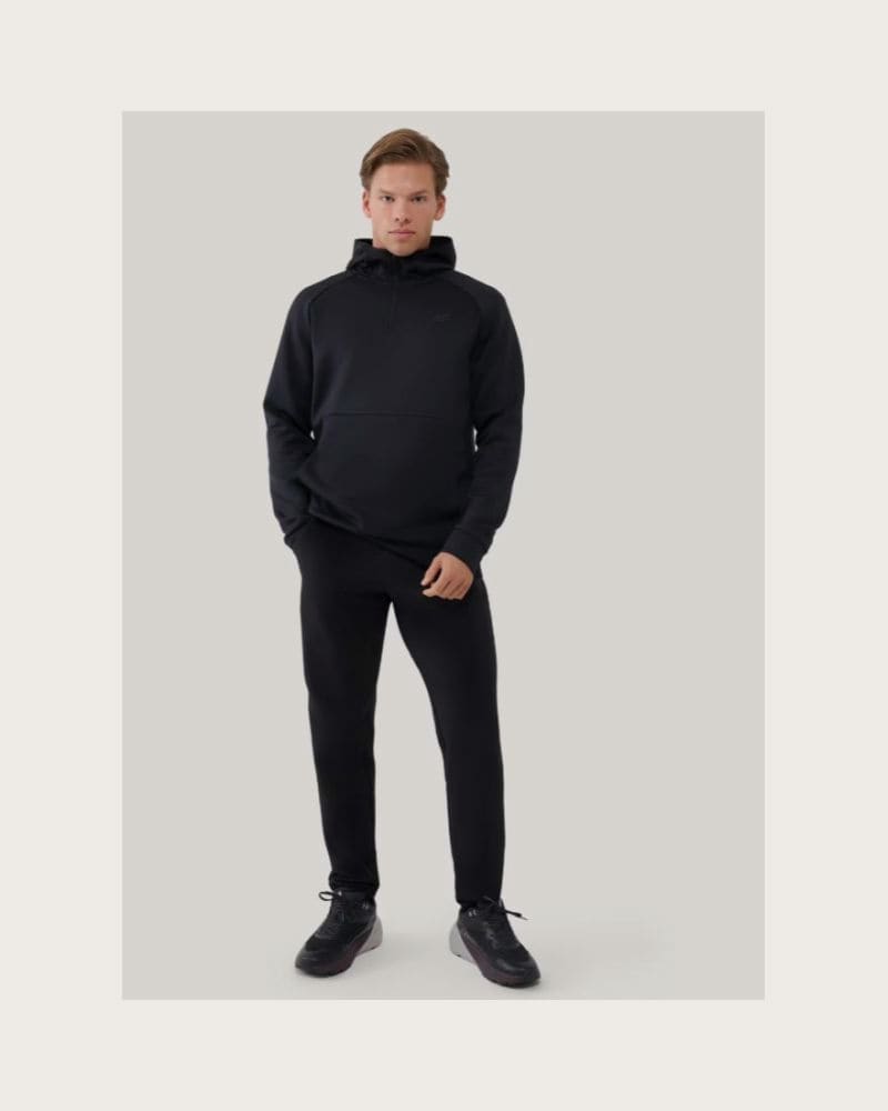 Pánska mikina s kapucňou 4F SWEATSHIRT FNK M457-20S-DEEP BLACK – fotka 6