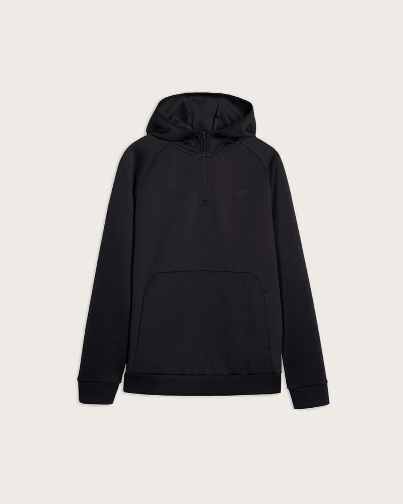 Pánska mikina s kapucňou 4F SWEATSHIRT FNK M457-20S-DEEP BLACK – fotka 7