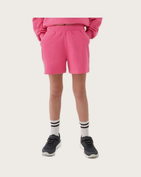 Dievčenské teplákové kraťasy 4F JUNIOR SHORTS CAS F470-54S-PINK