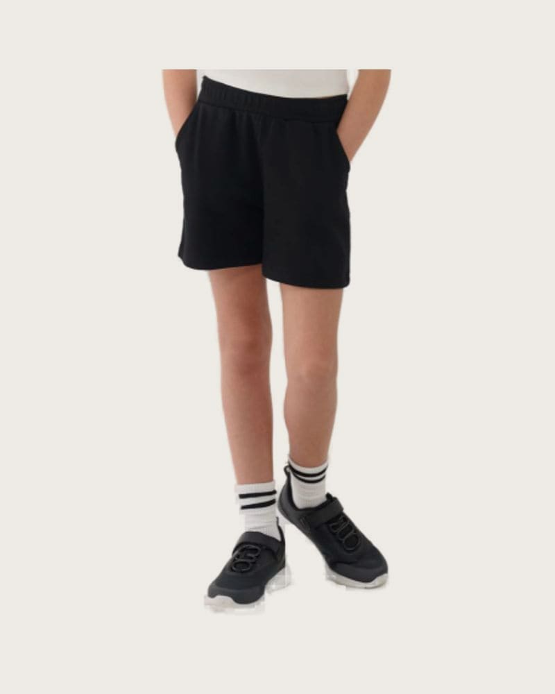 Dievčenské teplákové kraťasy 4F JUNIOR SHORTS CAS F470-20S-DEEP BLACK