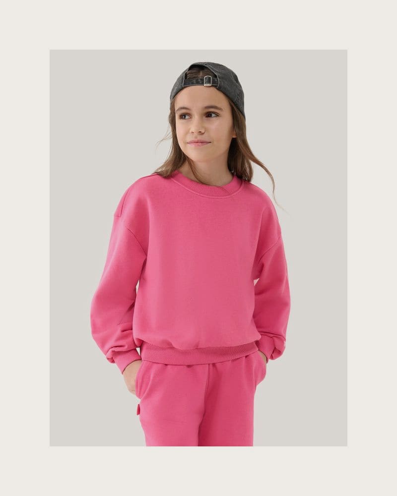 Dievčenská mikina 4F JUNIOR SWEATSHIRT F1479-54S-PINK – fotka 2