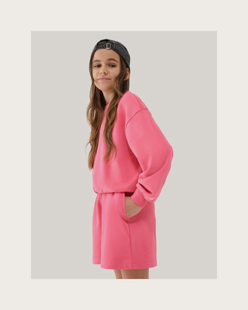 Dievčenská mikina 4F JUNIOR SWEATSHIRT F1479-54S-PINK – fotka 3