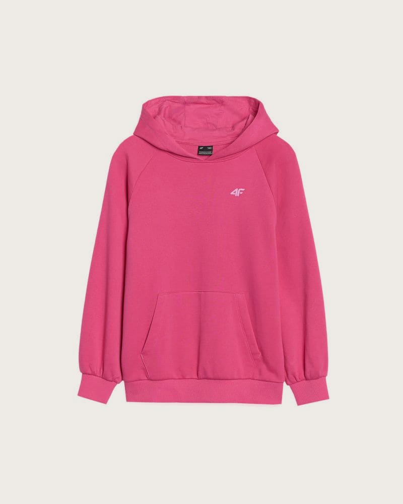 Dievčenská mikina s kapucňou 4F JUNIOR SWEATSHIRT F1478-54S-PINK – fotka 8