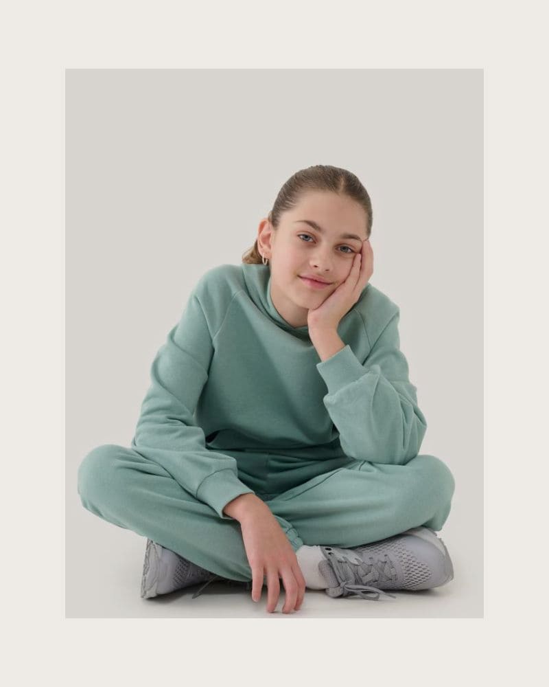 Dievčenská mikina s kapucňou 4F JUNIOR SWEATSHIRT F1478-47S-MINT – fotka 4