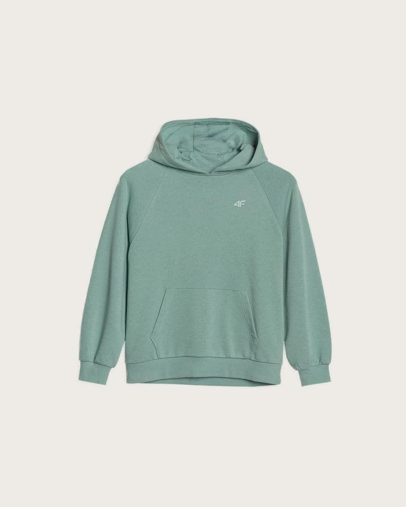 Dievčenská mikina s kapucňou 4F JUNIOR SWEATSHIRT F1478-47S-MINT – fotka 6