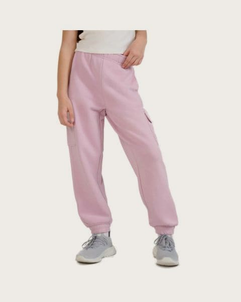 Dievčenské tepláky 4F JUNIOR TROUSERS CAS F1135-52S-LIGHT VIOLET