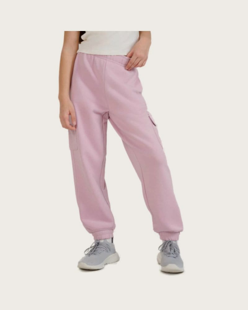Dievčenské tepláky 4F JUNIOR TROUSERS CAS F1135-52S-LIGHT VIOLET