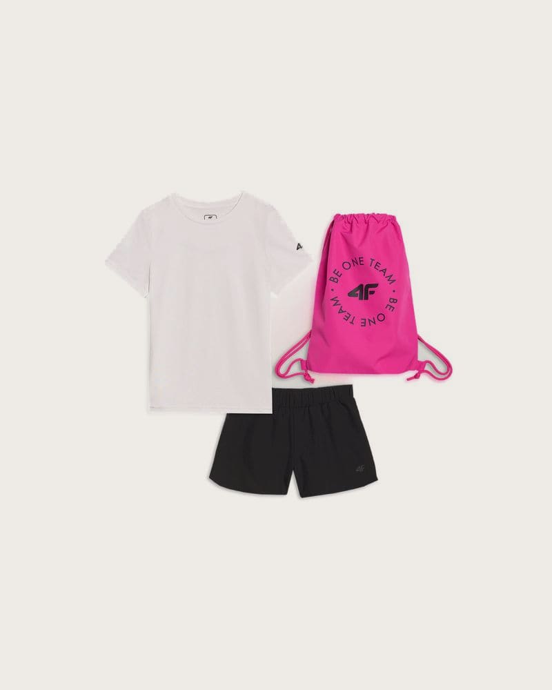 Dievčenská športová súprava 4F JUNIOR APPAREL SET F023-20S-DEEP BLACK – fotka 8