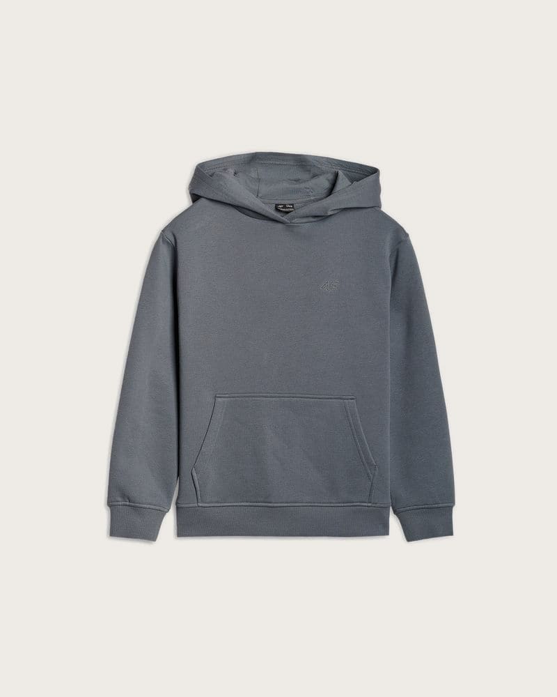 Chlapčenská mikina s kapucňou 4F JUNIOR SWEATSHIRT M1852-46S-TEAL – fotka 5