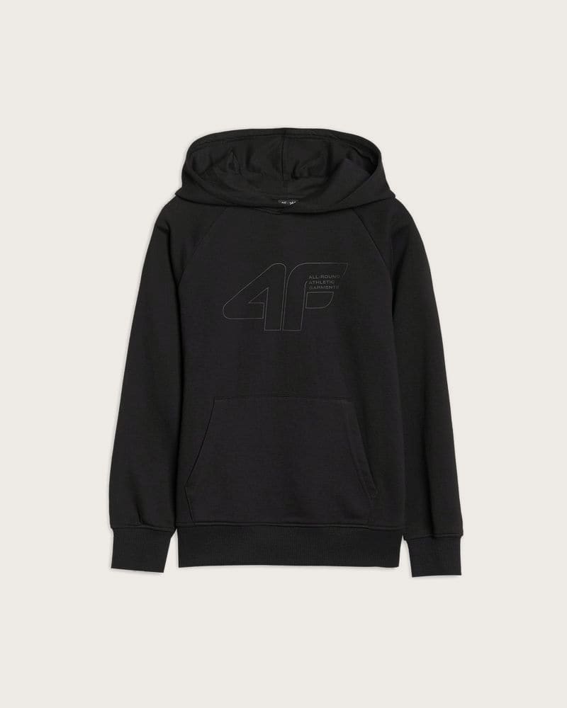 Chlapčenská mikina s kapucňou 4F JUNIOR SWEATSHIRT M1712-20S-DEEP BLACK – fotka 7