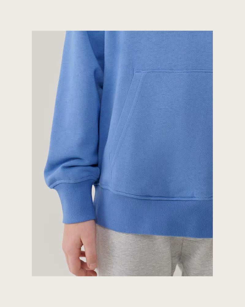 Chlapčenská mikina s kapucňou 4F JUNIOR SWEATSHIRT M1712-34S-LIGHT BLUE – fotka 3