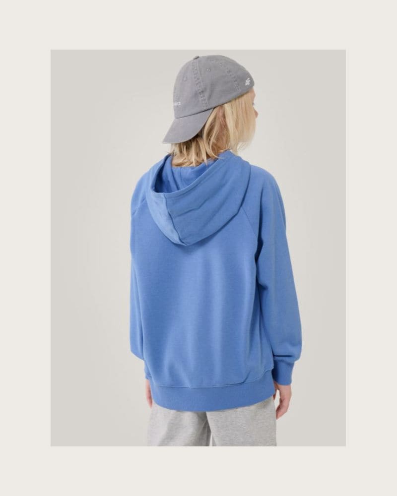 Chlapčenská mikina s kapucňou 4F JUNIOR SWEATSHIRT M1712-34S-LIGHT BLUE – fotka 4