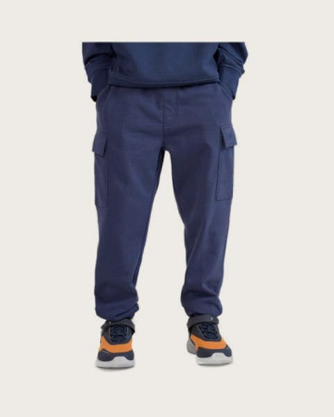 Chlapčenské tepláky 4F JUNIOR TROUSERS CAS M0964-22S-ANTHRACITE