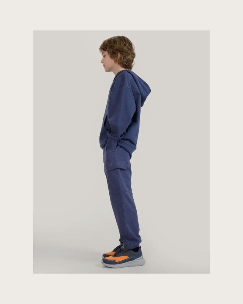 Chlapčenské tepláky 4F JUNIOR TROUSERS CAS M0964-22S-ANTHRACITE – fotka 3