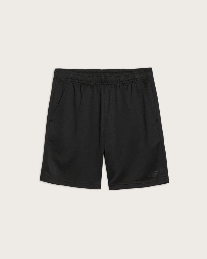 Chlapčenské tréningové kraťasy 4F JUNIOR SHORTS FNK M0859-20S-DEEP BLACK – fotka 5