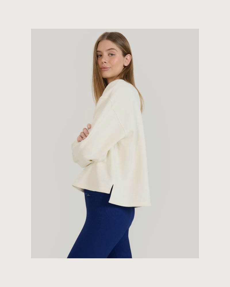Dámska mikina 4F SWEATSHIRT F1543-11S-OFF WHITE – fotka 3