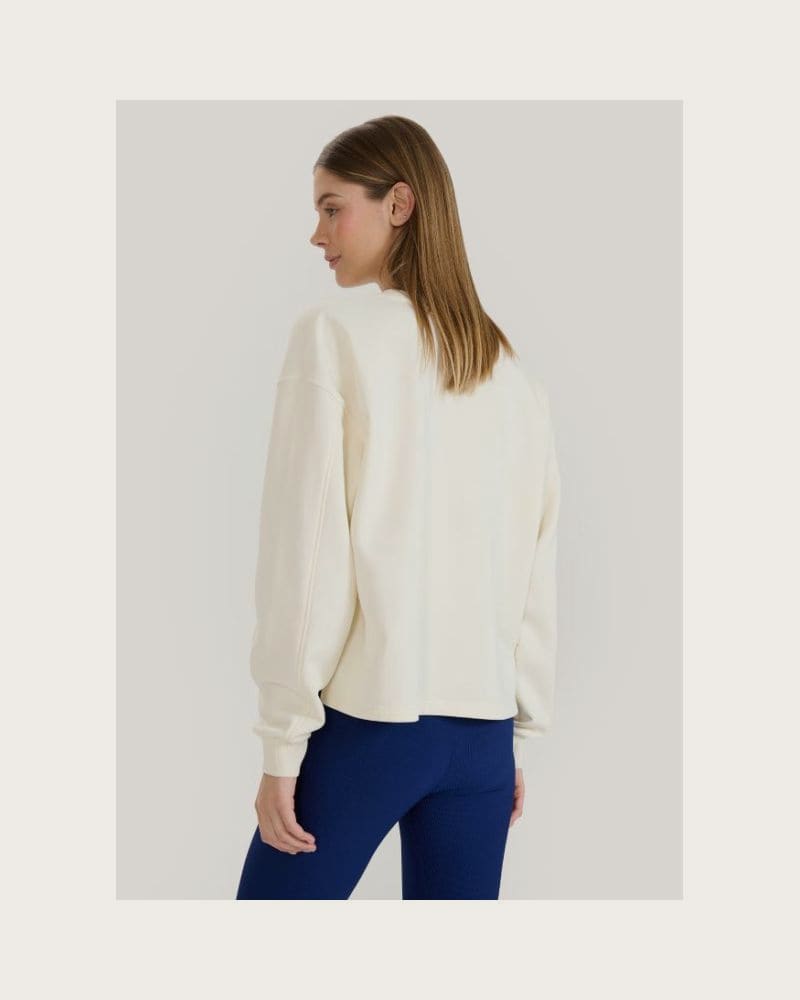 Dámska mikina 4F SWEATSHIRT F1543-11S-OFF WHITE – fotka 4