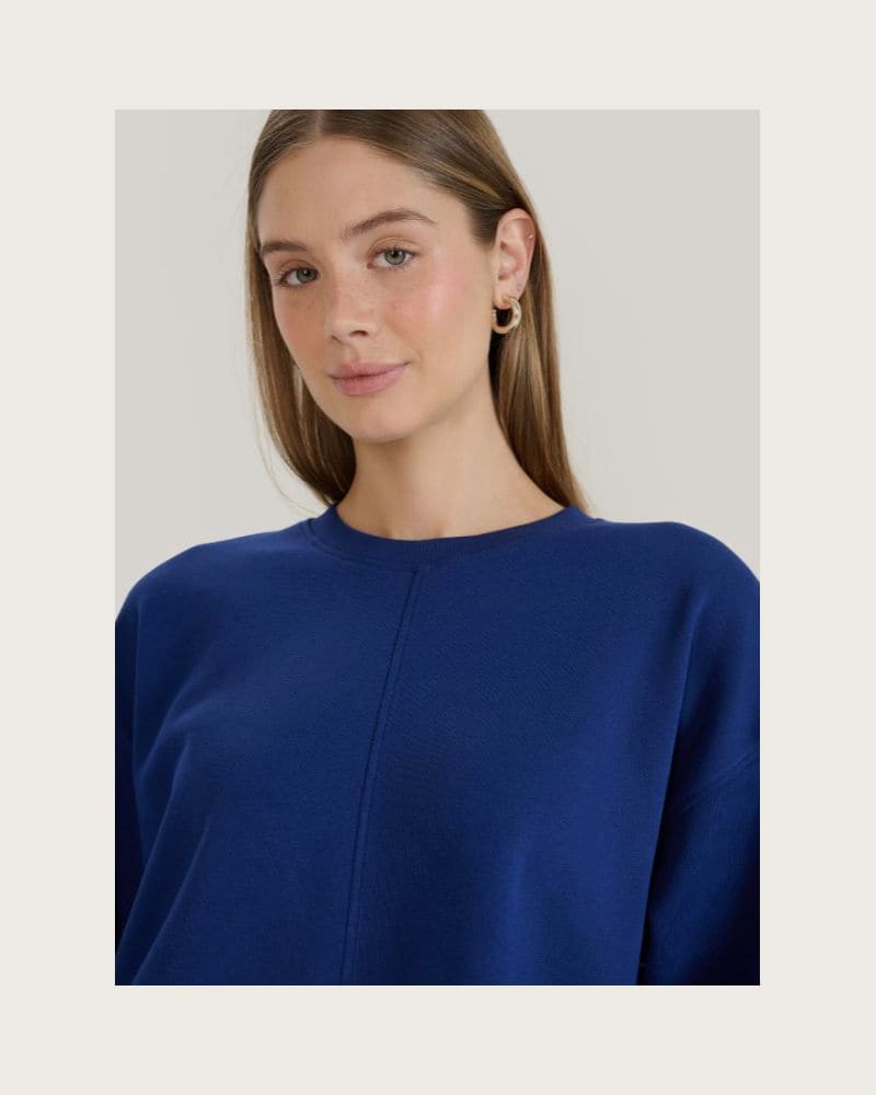 Dámska mikina 4F SWEATSHIRT F1543-30S-DARK BLUE – fotka 2