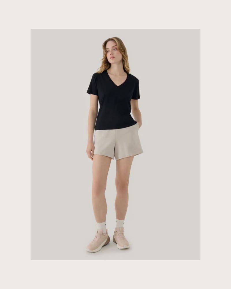 Dámske kraťasy 4F SHORTS CAS F540-83S-BEIGE – fotka 3