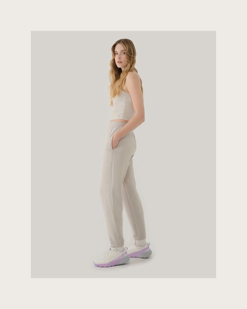 Dámske tepláky 4F TROUSERS CAS F1010-83S-BEIGE – fotka 5