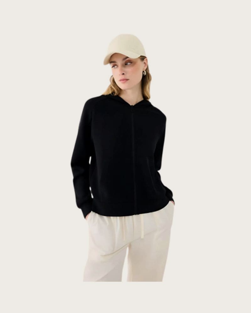 Dámska mikina so zipsom 4F SWEATSHIRT F1577-20S-DEEP BLACK