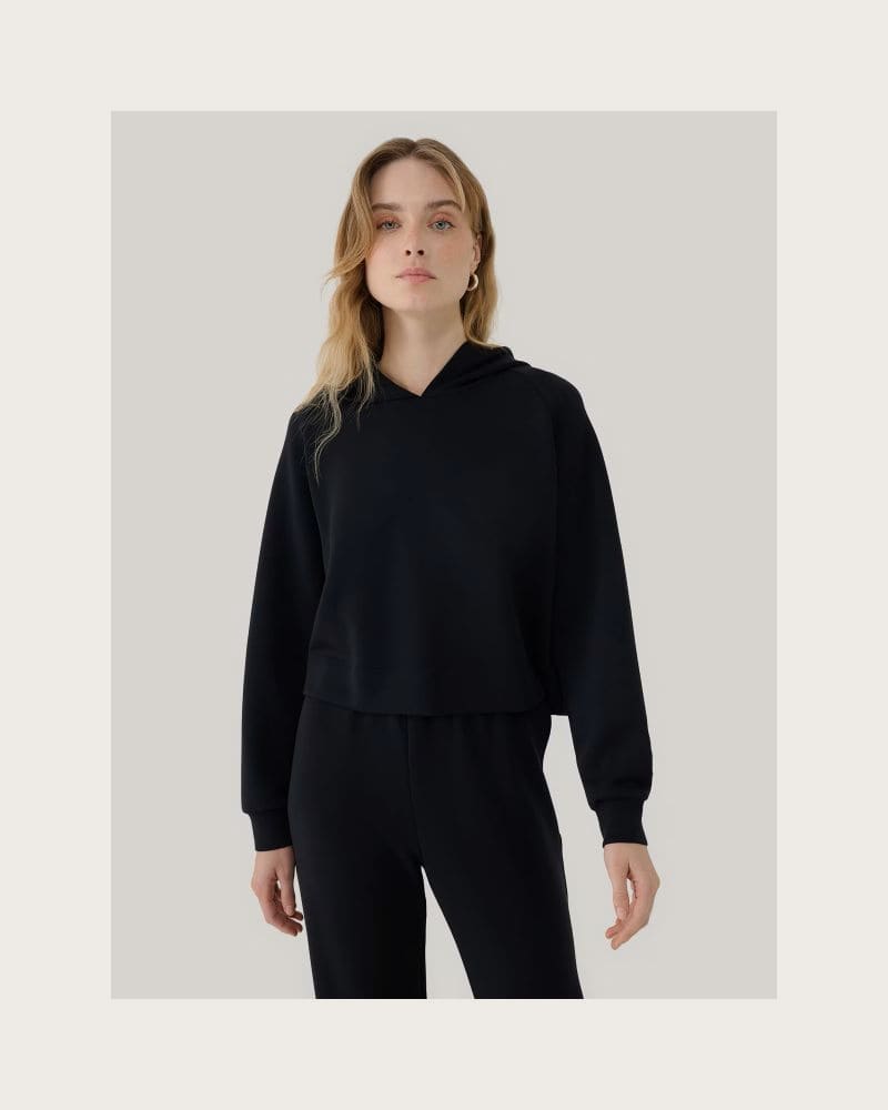 Dámska mikina s kapucňou 4F SWEATSHIRT F1562-20S-DEEP BLACK – fotka 2