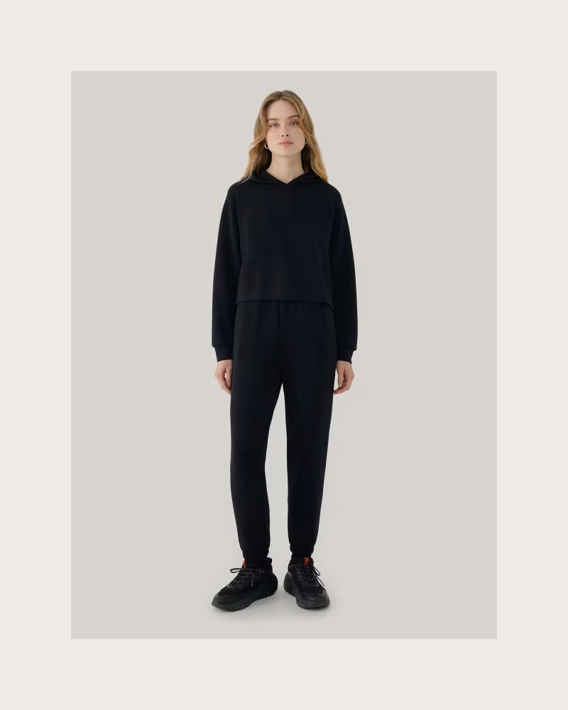 Dámska mikina s kapucňou 4F SWEATSHIRT F1562-20S-DEEP BLACK – fotka 3