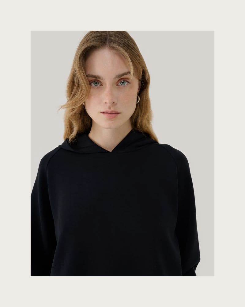 Dámska mikina s kapucňou 4F SWEATSHIRT F1562-20S-DEEP BLACK – fotka 7