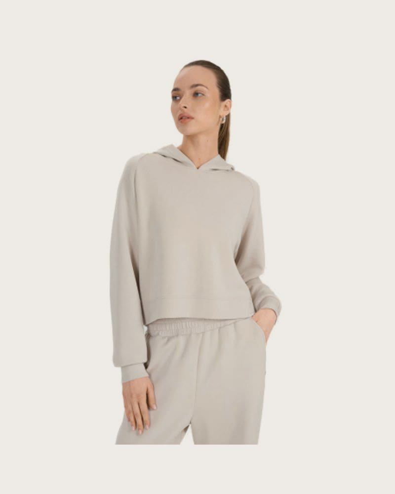 Dámska mikina s kapucňou 4F SWEATSHIRT F1562-83S-BEIGE
