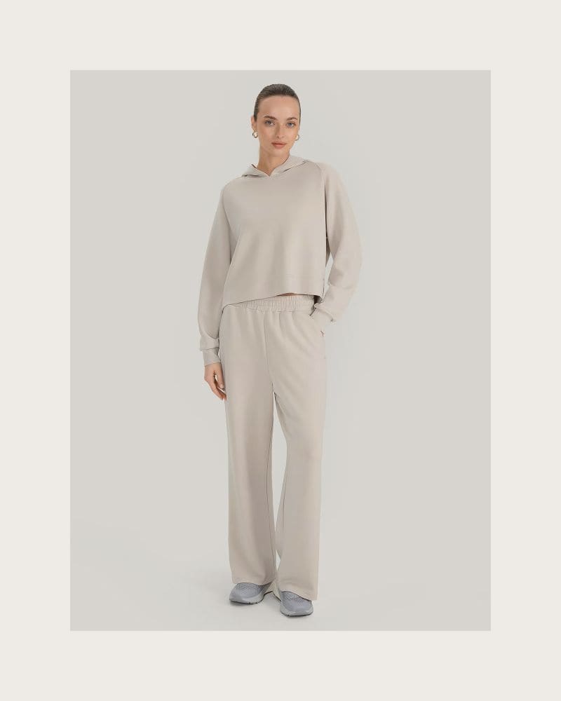 Dámska mikina s kapucňou 4F SWEATSHIRT F1562-83S-BEIGE – fotka 4