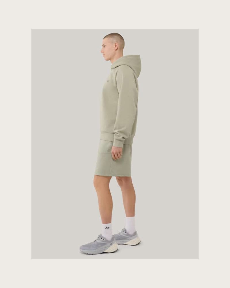 Teplákové kraťasy 4F SHORTS CAS U544-44S-OLIVE – fotka 6