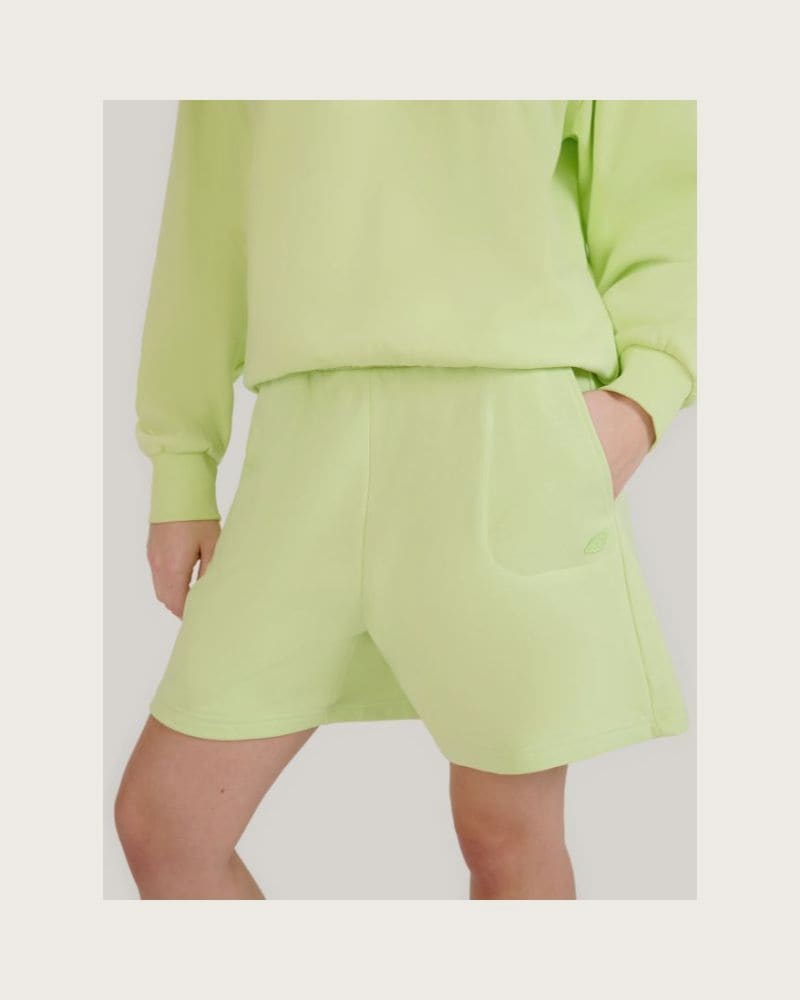 Teplákové kraťasy 4F SHORTS CAS U544-45S-CANARY GREEN – fotka 2