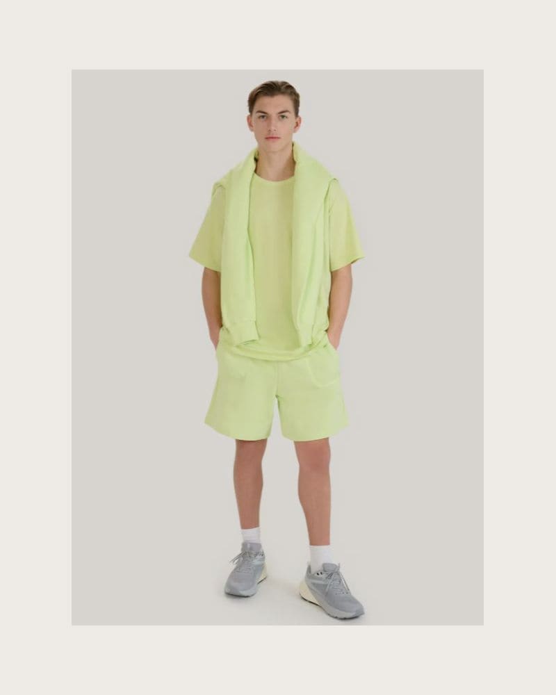 Teplákové kraťasy 4F SHORTS CAS U544-45S-CANARY GREEN – fotka 3
