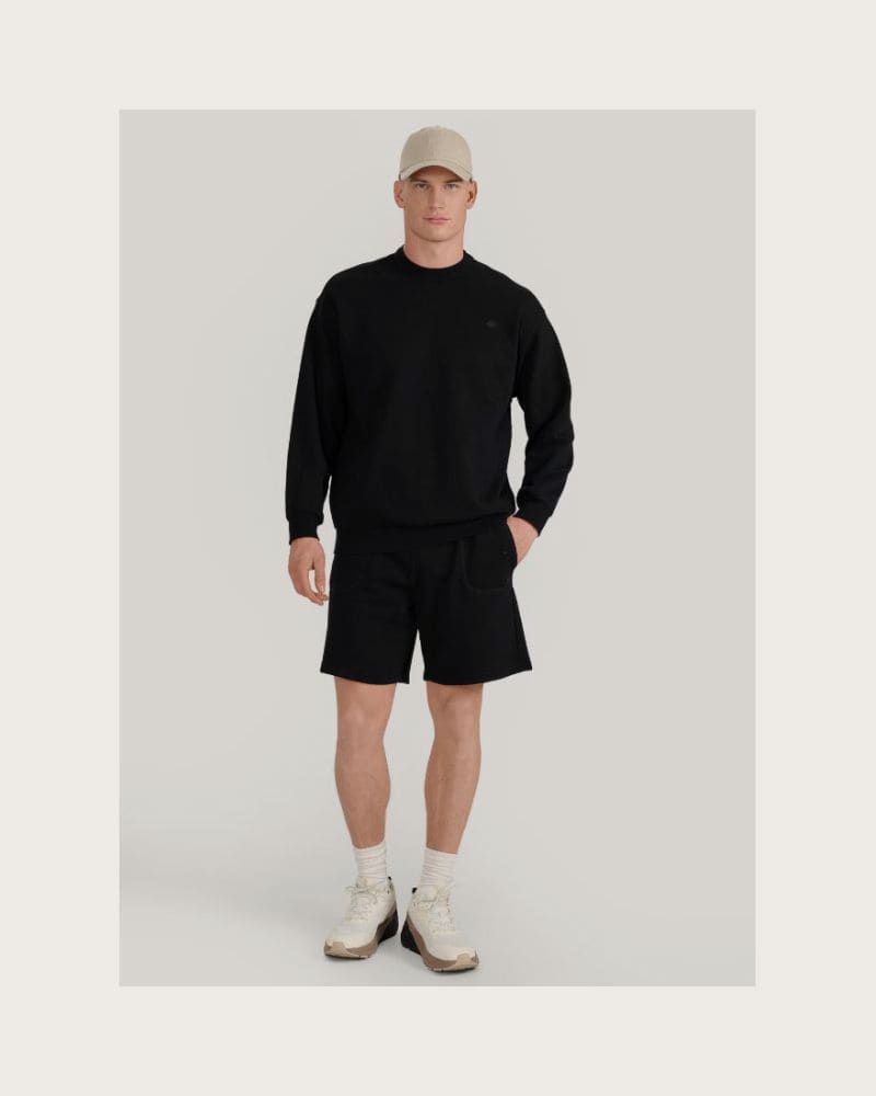 Teplákové kraťasy 4F SHORTS CAS U544-20S-DEEP BLACK – fotka 2