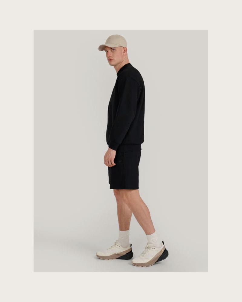 Teplákové kraťasy 4F SHORTS CAS U544-20S-DEEP BLACK – fotka 3