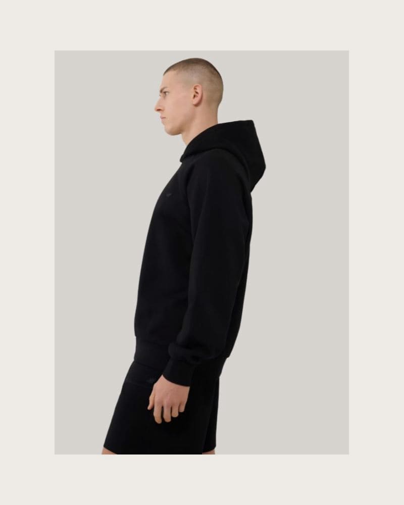 Mikina s kapucňou 4F SWEATSHIRT U1547-20S-DEEP BLACK – fotka 3