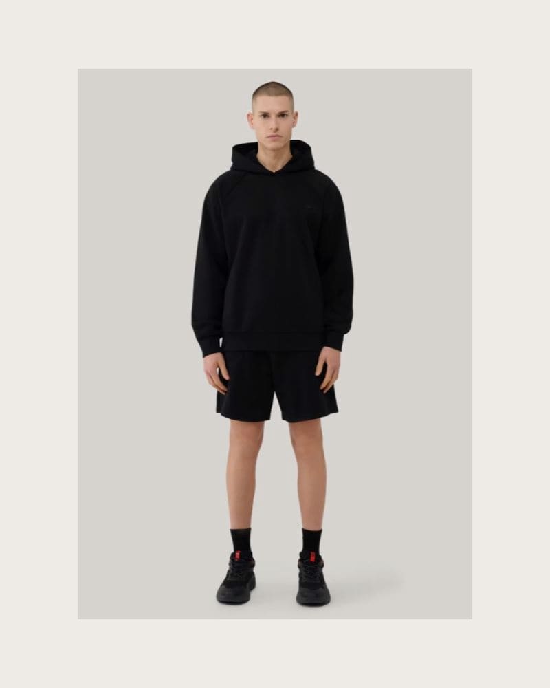 Mikina s kapucňou 4F SWEATSHIRT U1547-20S-DEEP BLACK – fotka 5